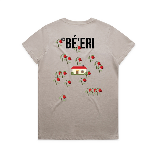 Be'eri Flowers- Ladies tee