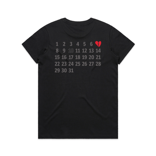 Calendar Heart - Ladies Tee
