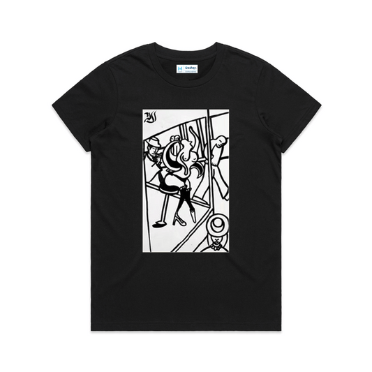 Aner Shapira - Red Windows - Ladies Tee