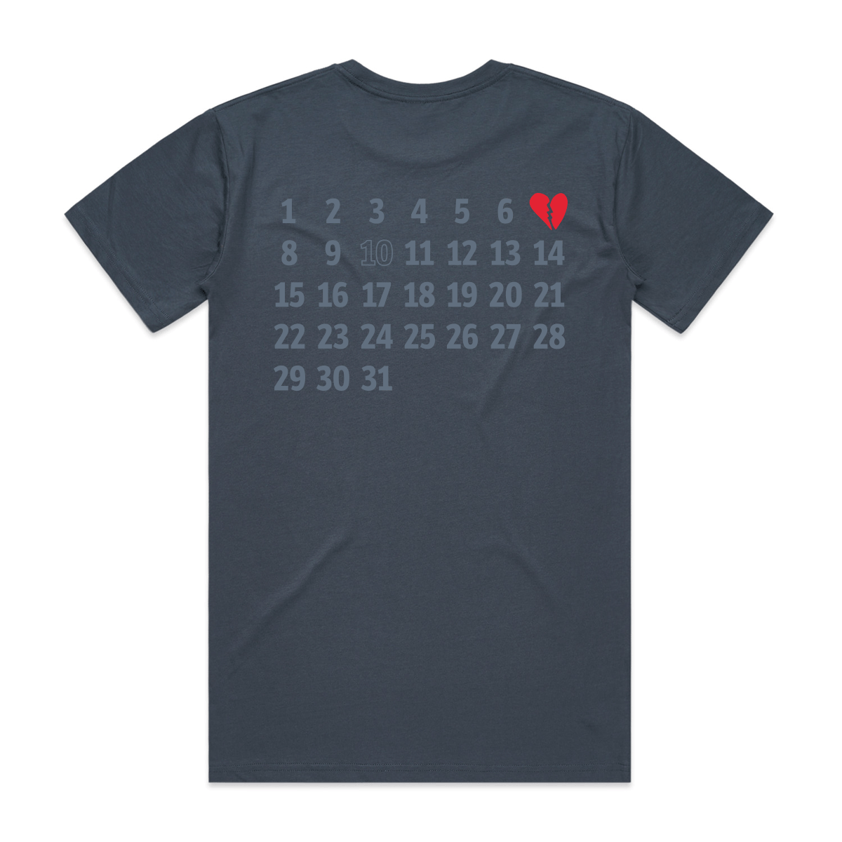 Calendar Heart - Men's Tee
